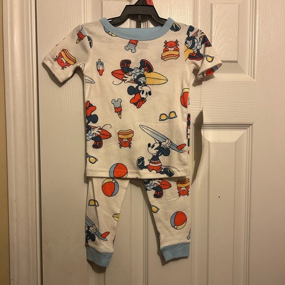 Disney 2-Piece Toddler Pajama Mickey & Minnie Summer☀️Set Size 2T - Picture 2 of 7